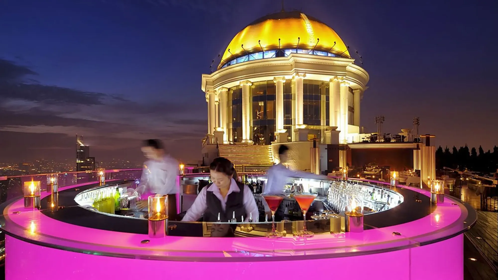 Sky Bar at Lebua - Rooftops in Riverside, Bangkok